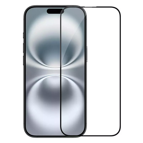 Tempered glass (zastitno staklo za ekran) Nillkin 3D CP+Max - iPhone 16 6.1 crni.