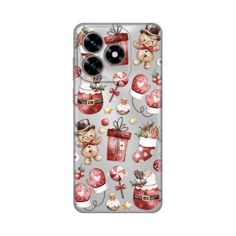 PRINT silikonska futrola skin (ultra tanka) - Huawei Honor X5c Plus Cozy Christmas.