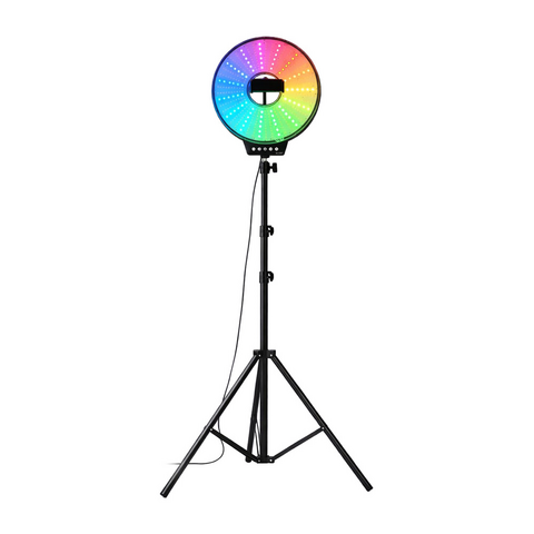 LED lampa RGB MJ261 sa drzacem - mobilni telefon.