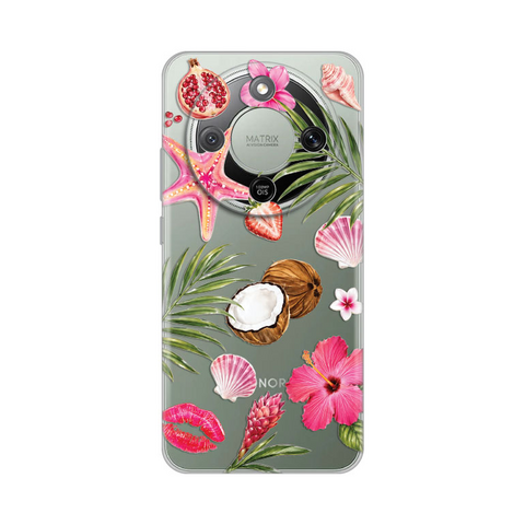 PRINT silikonska futrola - Huawei Honor Magic 8 Lite Coconut Paradise.