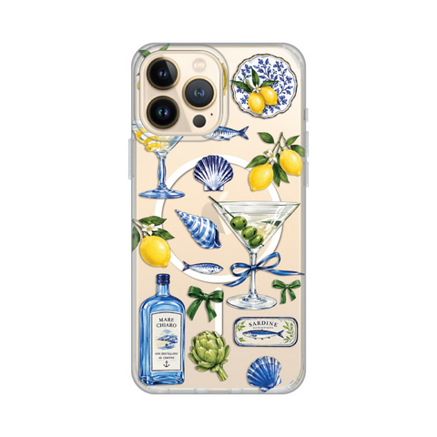 Zastitna futrola print Magsafe - iPhone 13 Pro Max 6.7 Mediterranean Martini.