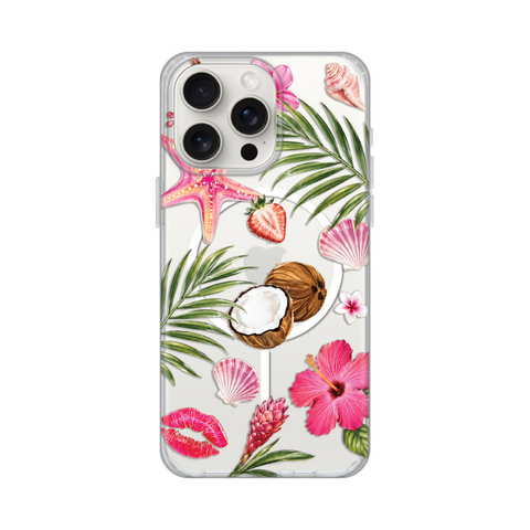 Zastitna futrola print Magsafe - iPhone 15 Pro Max 6.7 Coconut Paradise.