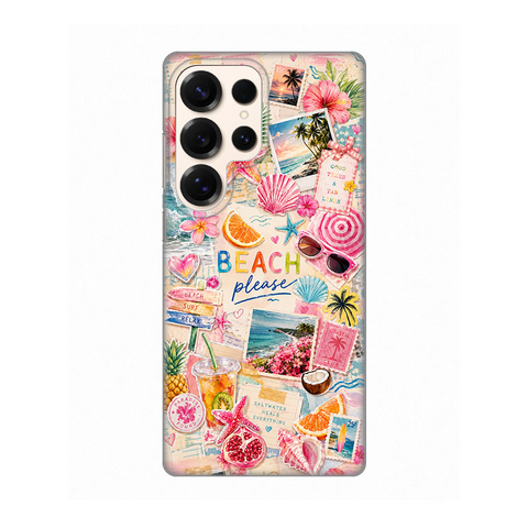 PRINT silikonska futrola skin (ultra tanka) - Samsung S938 Galaxy S25 Ultra Beach Please.