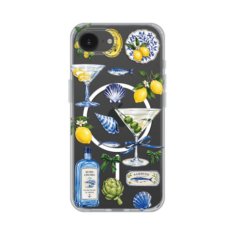 Zastitna futrola print Magsafe - iPhone 16e/17e 6.1 Mediterranean Martini.