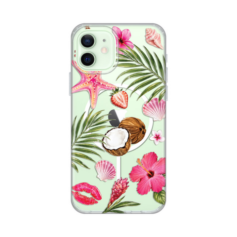 Zastitna futrola print Magsafe - iPhone 12/12 Pro 6.1 Coconut Paradise.