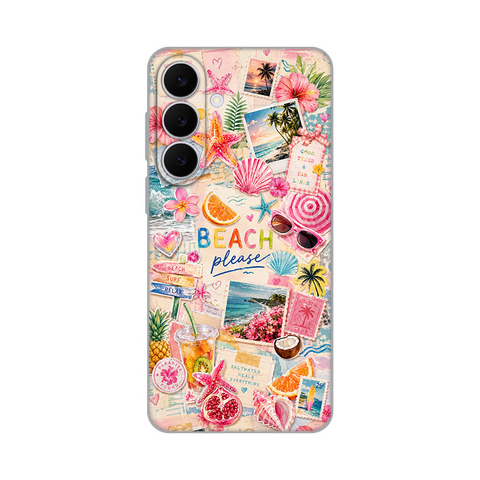 PRINT silikonska futrola skin (ultra tanka) - Samsung S731B Galaxy S25 Fe Beach Please.