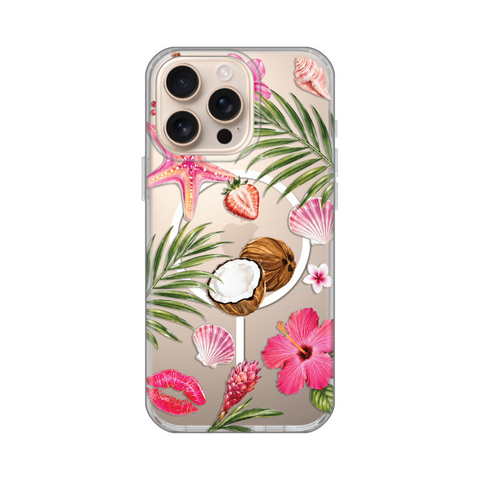 Zastitna futrola print Magsafe - iPhone 16 Pro Max 6.9 Coconut Paradise.