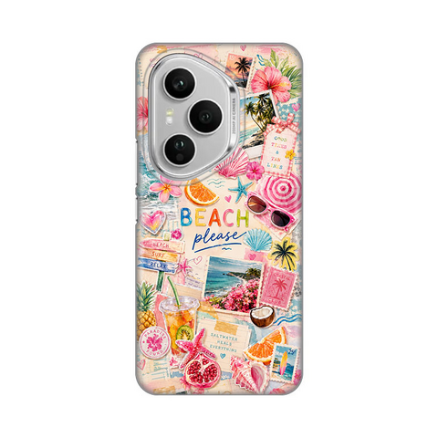 PRINT silikonska futrola skin (ultra tanka) - Huawei Honor 400 Pro Beach Please.