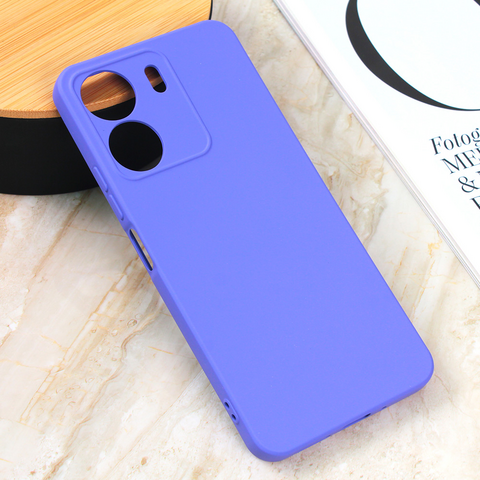 Teracell GIULIETTA silikonska futrola - Xiaomi Redmi 13C mat ljubicasta.