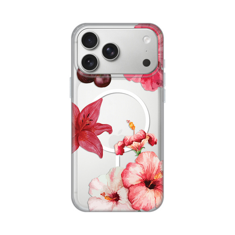 Zastitna futrola print Magsafe - iPhone 17 Pro Max 6.9 Hibiscus.