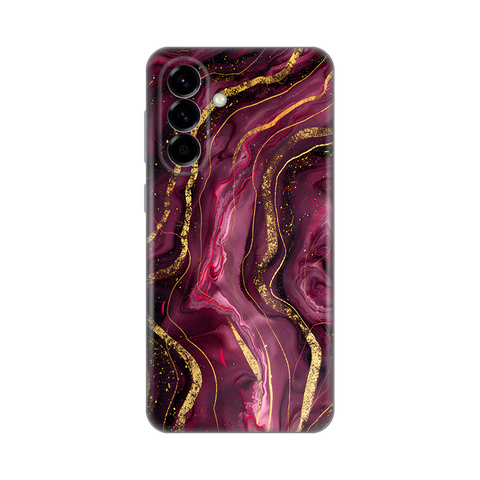 PRINT silikonska futrola - Samsung A576 Galaxy A57 5G Burgundy.