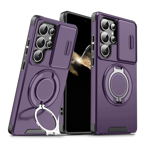 Zastitna futrola CamShield Ring stand - Samsung S948 Galaxy S26 Ultra ljubicasta.