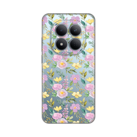PRINT silikonska futrola skin (ultra tanka) - Xiaomi Redmi Note 15 Pro 5G Soft Flowers.
