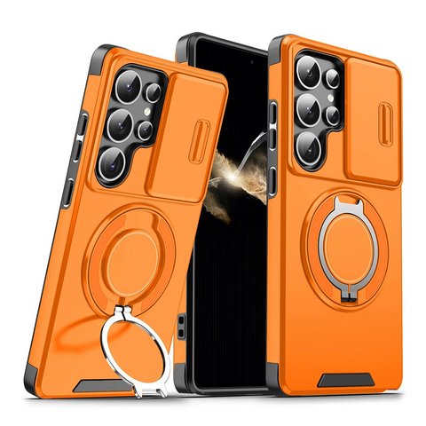 Zastitna futrola CamShield Ring stand - Samsung S948 Galaxy S26 Ultra narandzasta.