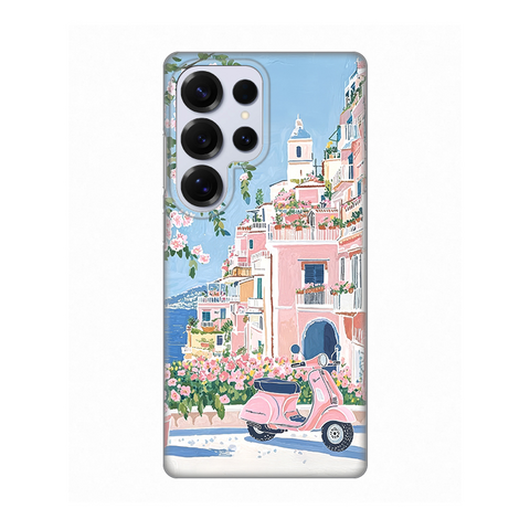 PRINT silikonska futrola - Samsung S938 Galaxy S25 Ultra Pink Italy.