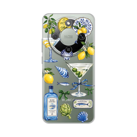 PRINT silikonska futrola - Huawei Honor Magic 8 Lite Mediterranean Martini.