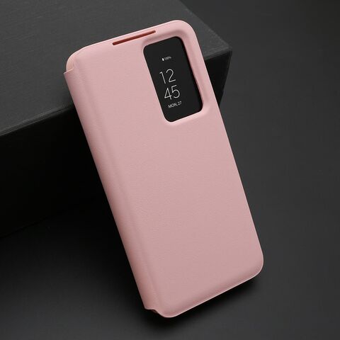 Zastitna futrola bi fold (na preklop) Smart Window - Samsung S931 Galaxy S25 5G roze (MS).