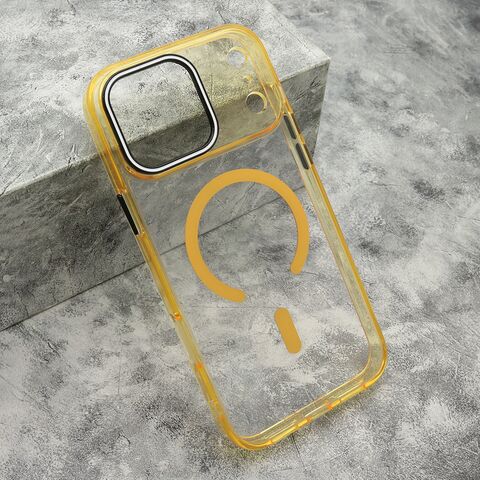 Zastitna futrola COLOR RING MagSafe - iPhone 17 Pro Max (6.9) narandzasta (MS).