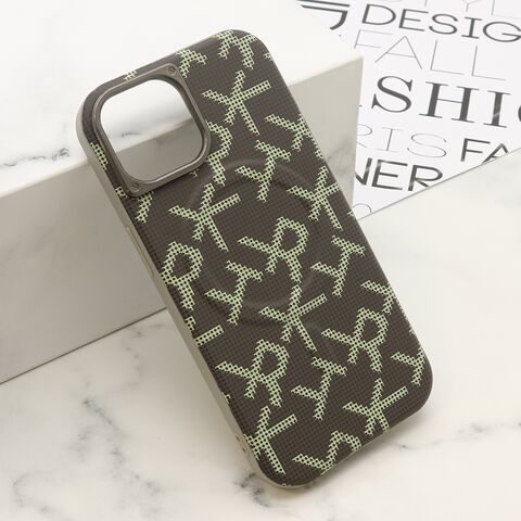 Zastitna futrola MONOGRAM MagSafe - iPhone 15 siva (MS).