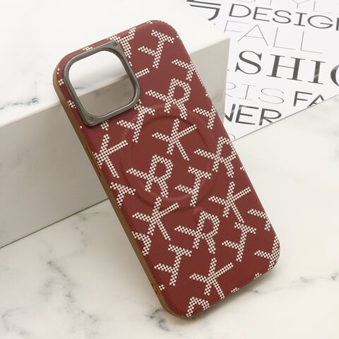 Zastitna futrola MONOGRAM MagSafe - iPhone 15 crvena (MS).