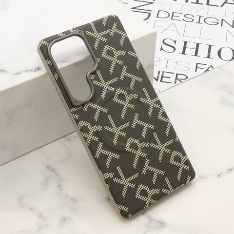 Zastitna futrola MONOGRAM MagSafe - Samsung S938 Galaxy S25 Ultra 5G siva (MS).