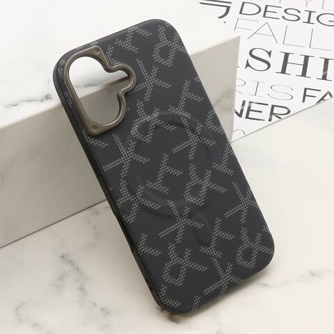 Zastitna futrola MONOGRAM MagSafe - iPhone 16 (6.1) crna (MS).