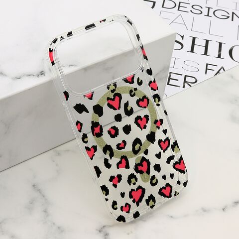 Zastitna futrola LEOPARD MagSafe - iPhone 17 Pro roze (MS).