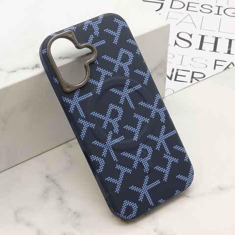 Zastitna futrola MONOGRAM MagSafe - iPhone 16 (6.1) plava (MS).