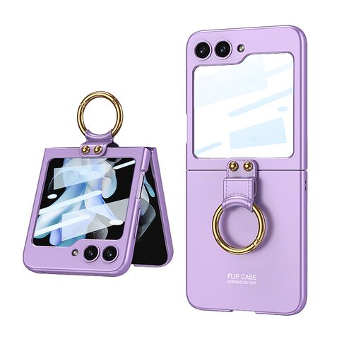 Zastitna futrola SMOOTH RING - Samsung F741B/F761B Galaxy Z Flip 6 5G/Z Flip 7 FE 5G ljubicasta (GKK case) (MS).