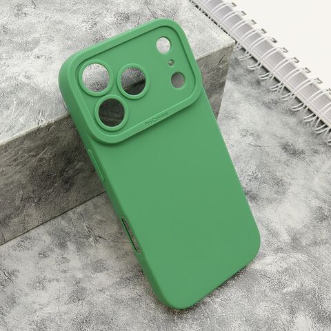 Zastitna silikonska futrola Pro Camera - iPhone 17 Pro tamno zelena (MS).