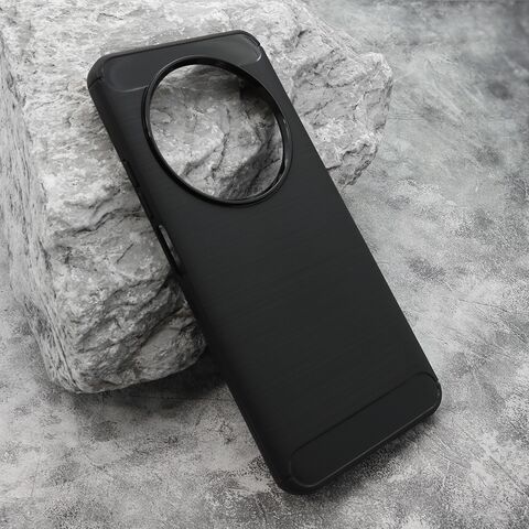 Zastitna silikonska futrola BRUSHED - Xiaomi Redmi 14C/Redmi A4 crna (MS).