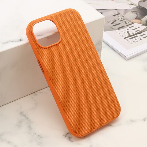 Zastitna futrola WOVEN MagSafe - iPhone 15 narandzasta (MS).