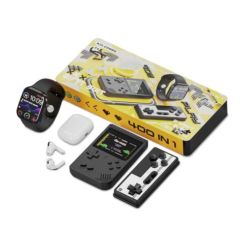 KARLER BASS K35-Combo set (smart watch, konzola sa kontrolorom, Slusalice AirPods Pro 2) crni (MS).
