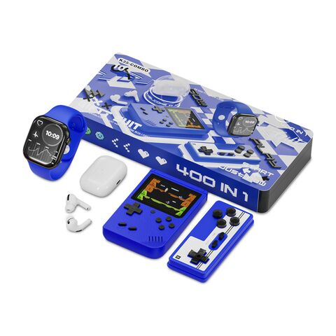 KARLER BASS K35-Combo set (smart watch, konzola sa kontrolorom, Slusalice AirPods Pro 2) plava (MS).