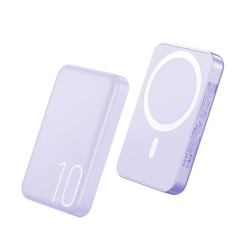 Back Up baterija (univerzalna) MagSafe REMAX Usion RPP-65 PD20W + wireless 15W 10000mAh ljubicasti (MS).