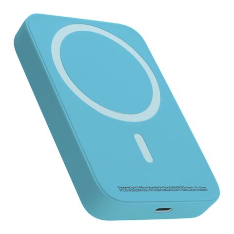Back Up baterija (univerzalna) MagSafe 15W 5000 mAh svetlo plavi (MS).