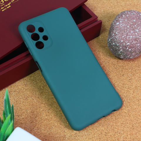 Teracell GIULIETTA silikonska futrola - Samsung A135 Galaxy A13 4G mat zelena.