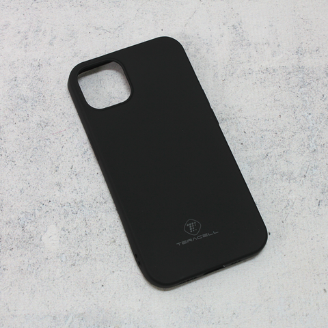 Teracell GIULIETTA silikonska futrola - iPhone 13 mat crna.