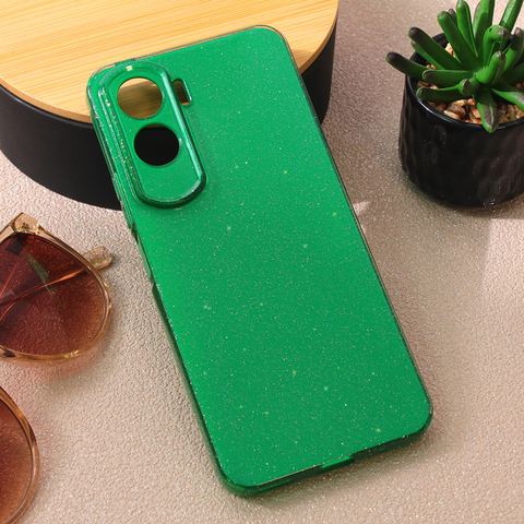 Zastitna futrola Sparkle Dust - Huawei Honor 90 Lite zelena.