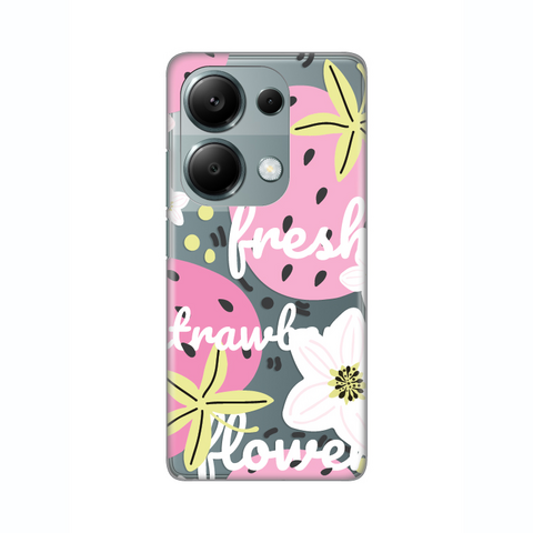 PRINT silikonska futrola skin (ultra tanka) - Xiaomi Redmi Note 13 Pro 4G Fresh Pink.
