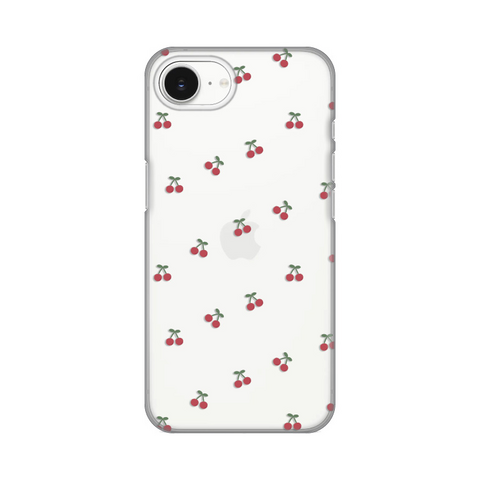 PRINT silikonska futrola skin (ultra tanka) - iPhone 16e/17e 6.1 Little Cherry.