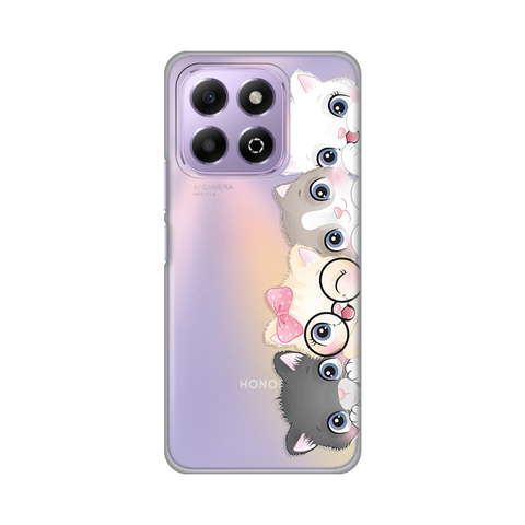 PRINT silikonska futrola skin (ultra tanka) - Huawei Honor X6b Cats.