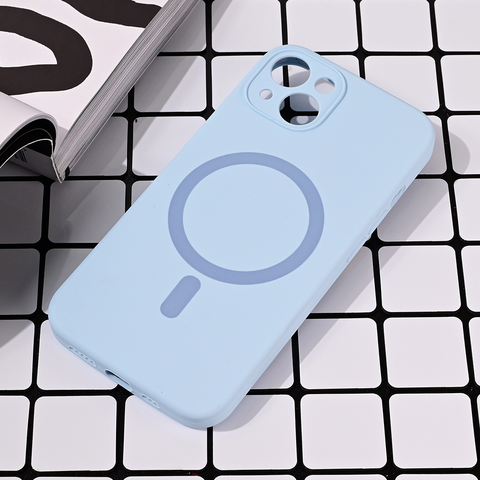Zastitna futrola Magsafe Pure color - iPhone 15 6.1 svetlo plava.