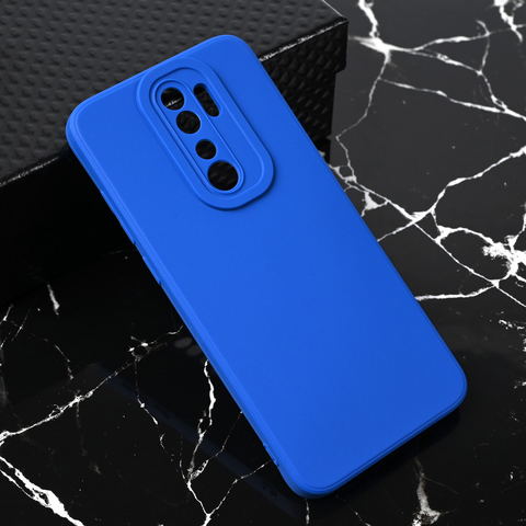 Teracell GIULIETTA silikonska futrola - Xiaomi Redmi Note 8 Pro mat plava.