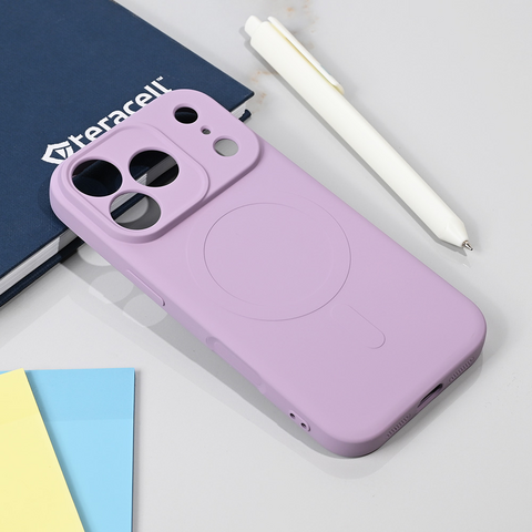 Teracell GIULIETTA silikonska futrola Magsafe - iPhone 17 Pro/18 Pro 6.3 ljubicasta.