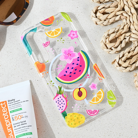 Zastitna futrola print Magsafe - Samsung S911B Galaxy S23 Summer Fruits.