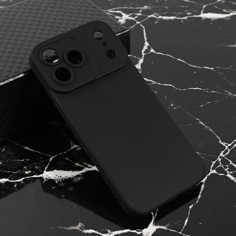 Teracell GIULIETTA silikonska futrola - iPhone 17 Pro Max/18 Pro Max 6.9 mat crna.