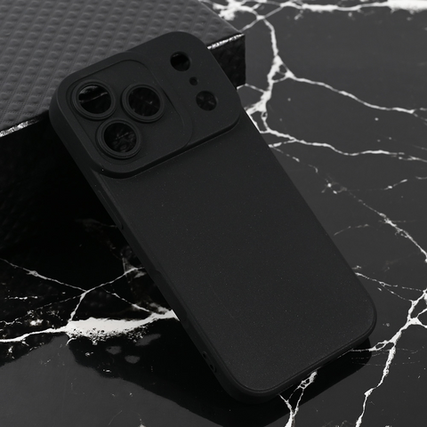 Teracell GIULIETTA silikonska futrola - iPhone 17 Pro/18 Pro 6.3 mat crna.
