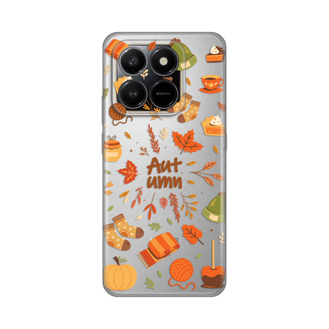 PRINT silikonska futrola skin (ultra tanka) - Honor X7d 4G/400 Smart 5G Autumn.