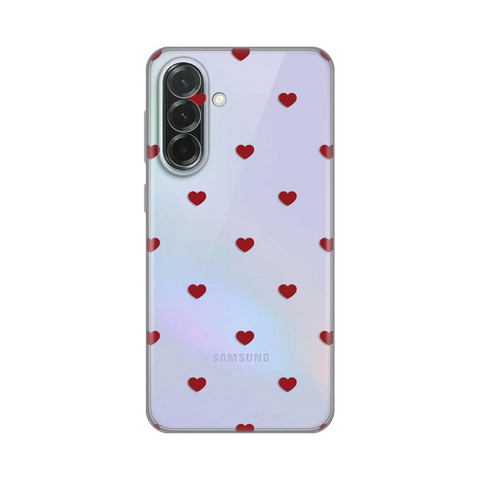 PRINT silikonska futrola - Samsung A376 Galaxy A37 5G Red Hearts.
